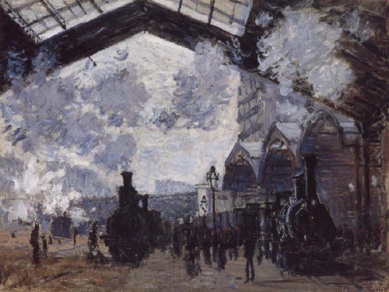 Claude Monet The Gare St Lazare Norge oil painting art